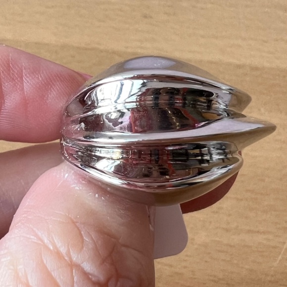 ALEXIS BITTAR FINE COLLECTION 925 STERLING SILVER MARQUIS RIDGED RING BRAND NEW - Picture 12 of 16